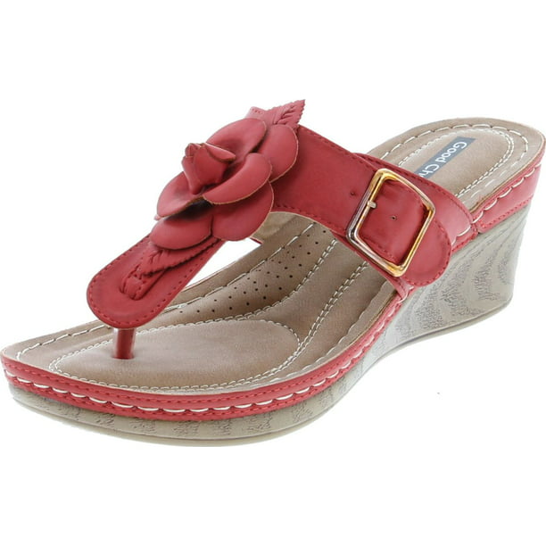SALE GIRLS SPOT ON SUMMER LOW WEDGE SANDALS H6022 COMES IN BLUE,TAN AND CORAL